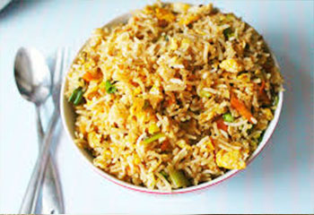 Fried Rice with Egg and Spring Onion